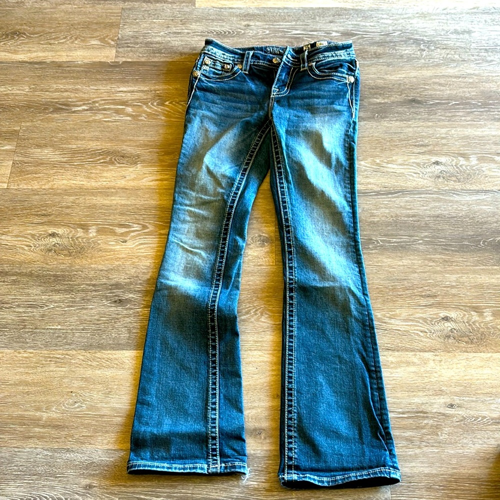 Miss Me jeans. Size 25 really cute cow print on the back pockets